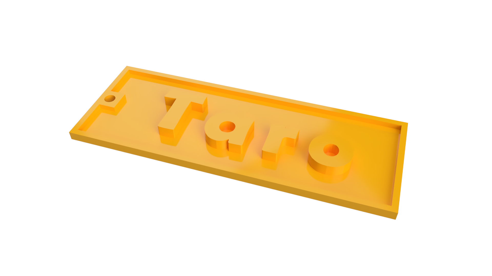 3Dプリンター 名入りキーホルダー2